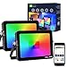 2Pack 20W RGB LED Strahler, Bluetooth Intelligentes Flutlicht, Farbwechsel Außenstrahler IP66 Wasserdicht, Bunt Flutlicht mit Memoryfunktion für Garten, Party Deko, Zimmer [Energieklasse A++]