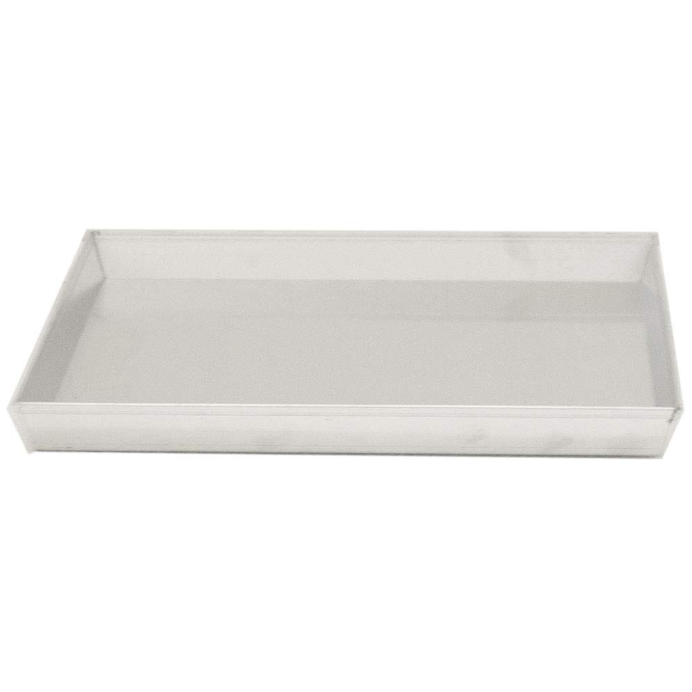 GIEMME Teglia Quadrata in Alluminio Alimentare – 37x37 cm, Bordo 3 cm, Resistente fino a 350°C