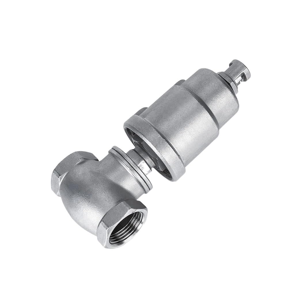 1-1/2" 2" 2-1/2" BSPT Válvula de tambor parada cierre agua accionada neumáticamente acero inoxidable 304 for secadora(Normally Open-stainless,2)