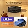 roborock Q10 S5 Robot Aspirateur Laveur, 10000 Pa Aspiration, Double Anti-emmêlement, Système VibraRise 2.0, Levage des Serpillères de 8 mm, Navigation PreciSense LiDAR, Évitement d'obstacles, APP