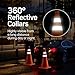 BATTIFE [4 Pack] 28 Inch Collapsible Traffic Safety Orange Cones, Multi Purpose Pop-up Cones and Reflective Collar, for Road Parking, Driving Practice