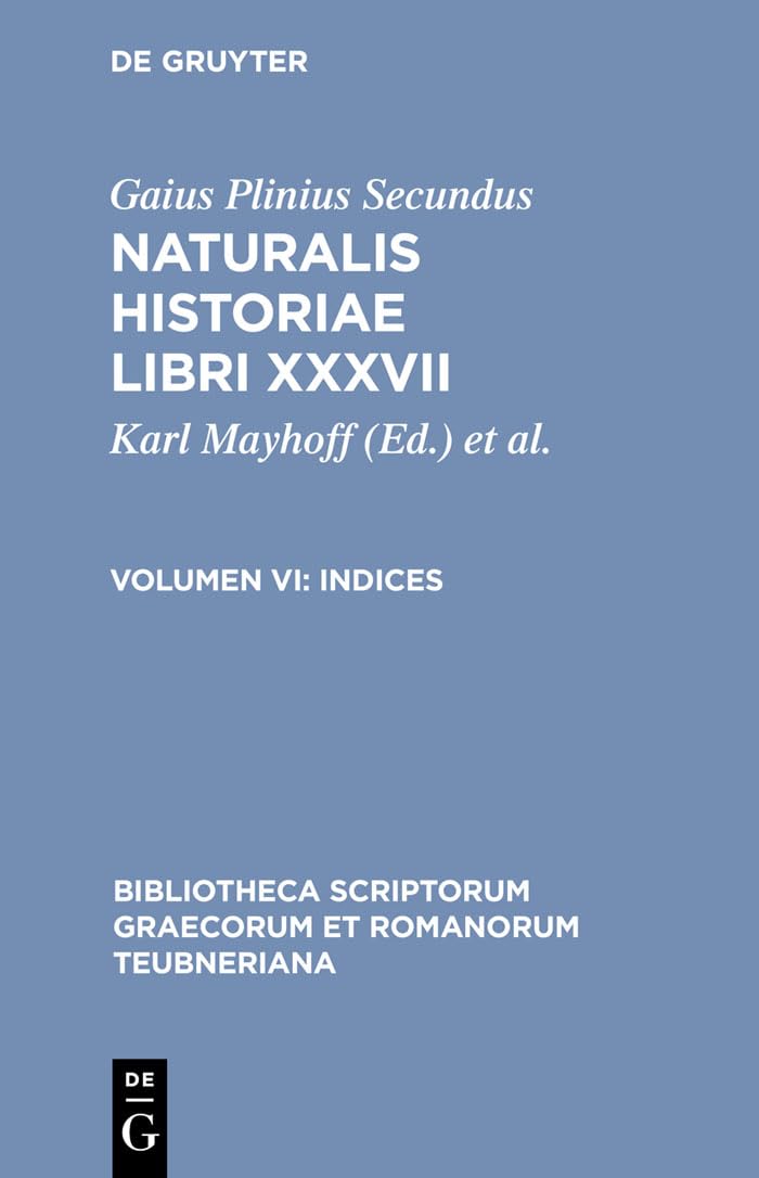 Naturalis Historiae: Indices: 1655