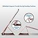 ULAK iPad Pro 9.7 Case, Slim Smart Case Stand for Apple iPad Pro 9.7 Inch 2016 PU Leather Colorful Clear Back Cover,Not Fit iPad 9.7 2017 (Rose Gold)
