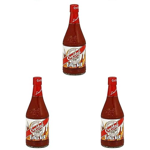 Crystal Hot Sauce Extra Hot 6.0 OZ (Paquete de 3)