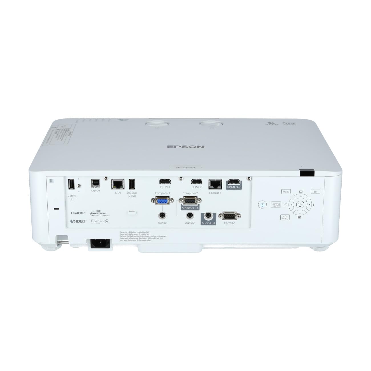 Epson EB-L530U Proyector con proyección Flexible de 500 Pulgadas, tecnología Edge-Blending y conectividad inalámbrica para presentaciones y conferencias
