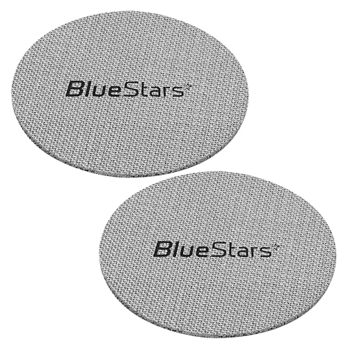 BlueStars 2 PACKS 58.5mm Espresso Puck Screen 1.7mm Thickness 150?m - Reusable Coffee Filter Mesh Plate made from Stainless Steel - For 58mm 58.5mm Espresso Machine Portafilter Baskets