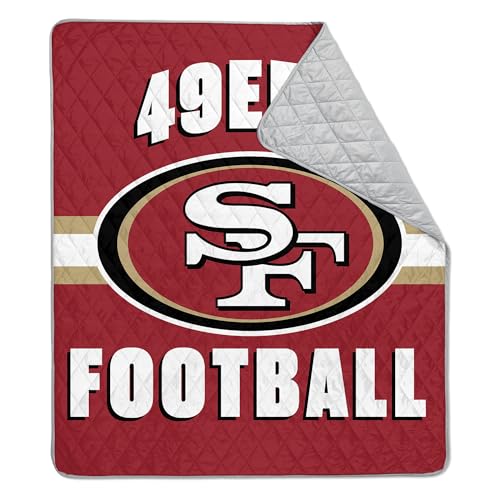 Image of Northwest NFL Taffeta Outdoor Blanket, Foldable Camping, Picnic Ground Mat, 60 x 70 Inches