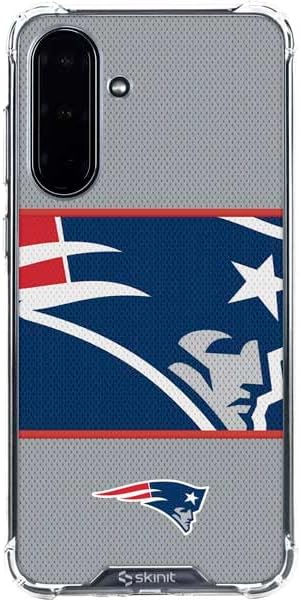 Skinit Clear Phone Case Compatible with Galaxy A36 5G - Officially Licensed NFL New England Patriots Double Vision Design