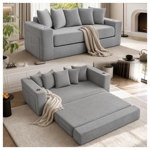 FASADI 76" Convertible Sofa Bed