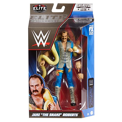 WWE Wrestling Elite Collection Greatest Hits Jake the Snake Action Figure (GDF60) by WWE - Used condition - US$36.73