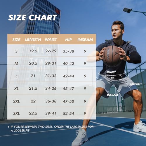 BOOJO 5 Pack Athletic Basketball Mens Shorts with Zipper Pockets - Lightweight Quick Dry Gym Workout Running Shorts for Men - Image 5