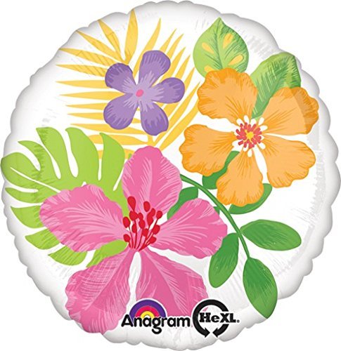 Mod Monkey Party Supplies Birthday Girl Monkey Love Hibiscus And Polka Dots Balloon Bouquet Decorations #TOP2