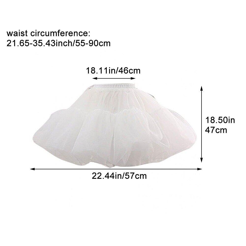 Gonne per Donne Abito Lolita Underkirt Tulle Petticoat Dress Cosplay Pettiskirt Scata a Bolla Strati