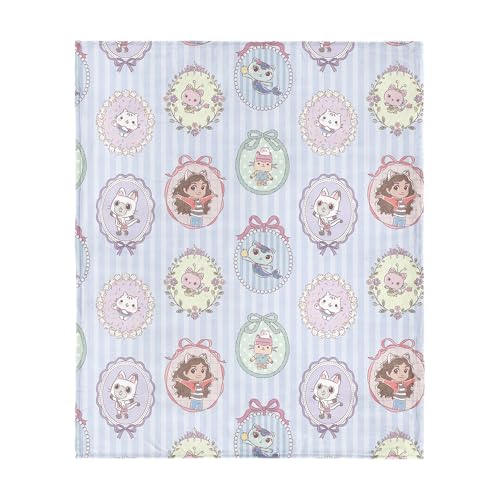 Northwest Universal Gabbys Dollhouse Portrait Wall Silk Touch Throw Blanket 40x50 inches