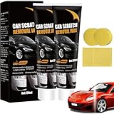 Kratzer Entferner Auto, 2 Stück Auto Kratzer Entferner Car Scratch Remover Wax, 120ml Autolack Kratzer Entferner Autopolitur, Autokratzer Reparatur Paste