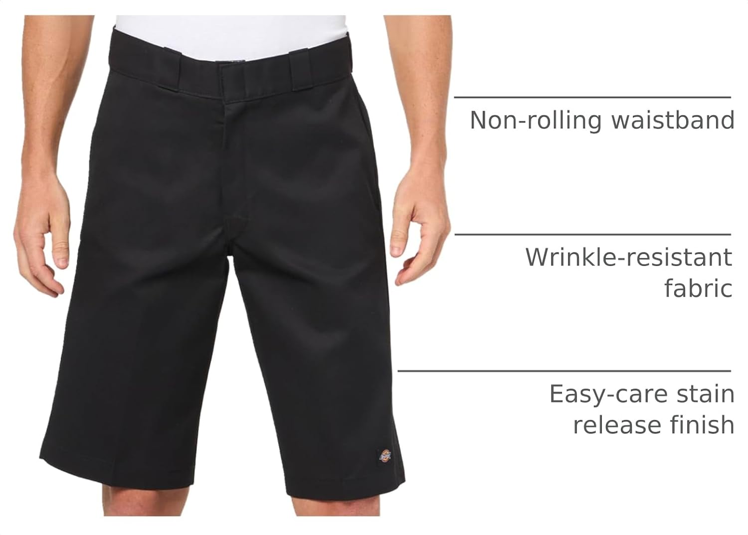 Dickies Men's Relaxed Fit Multi-use Pocket Work Shorts, 13"
