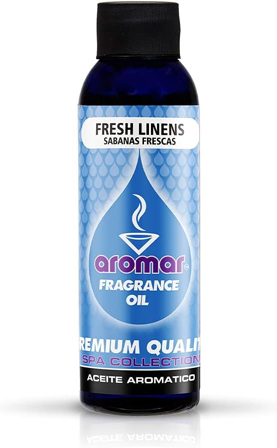 Premium Fragrance Oil, 4oz Bottle 3 Pack Long Lasting Aromatic Scent, Fresh and Revitalizing Aromatherapy for Living Room, Bedroom, and Kitchen -12oz- Fresh Linens