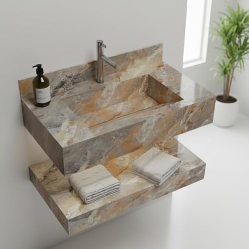 MLF Wall-Mount Basin - Smoke Brown