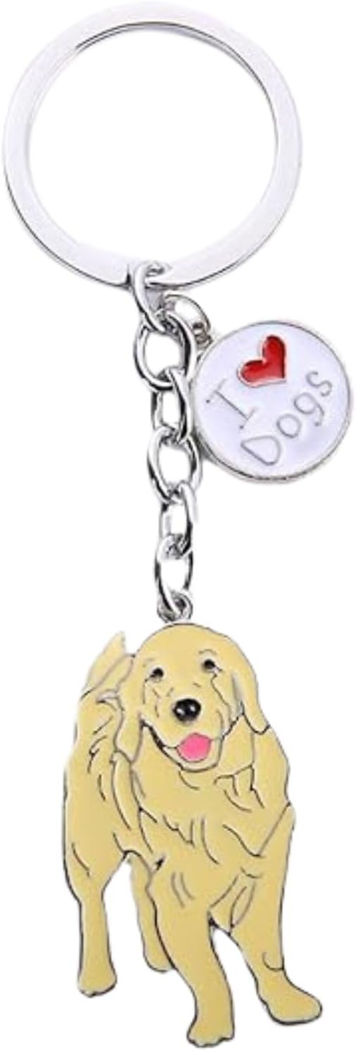 Cute Dog Keychain Metal Keychain