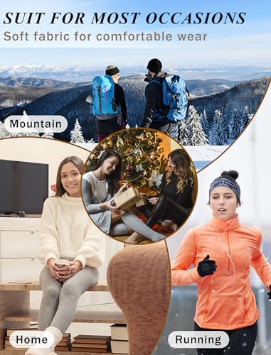 Senker Fashion Boot Socks for Women, Thick Winter Wool Crew Sock Knit Warm Cozy Christmas Stocking Stuffers Gifts 6