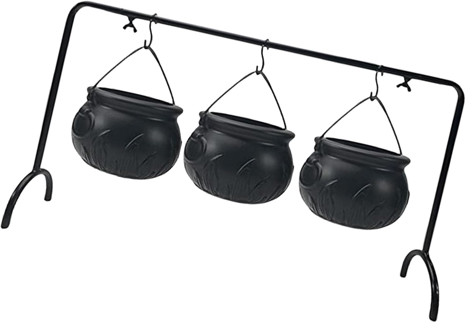 3 Pcs Hanging Cauldrons Serving Set Halloween Decoration Holiday Party Supplies for Table Indoor Home Decorations Halloween Basket