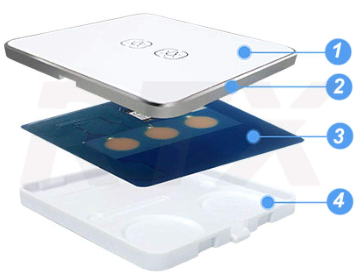Control remoto RTX de 2 canales ZigBee Tuya - Control de escenario - Encienda los dispositivos inteligentes conectados en la aplicación Tuya