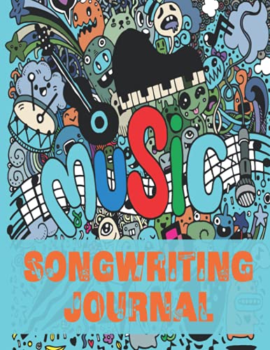 MUSIC SONGWRITING JOURNAL: Wide Staff 12 Staves per Page Music Composition Notebook Size 8.5" x 11" | 120 Custom Blank Sheet Music Manuscript Pages ... | Music Manuscript Notebook for Musicians