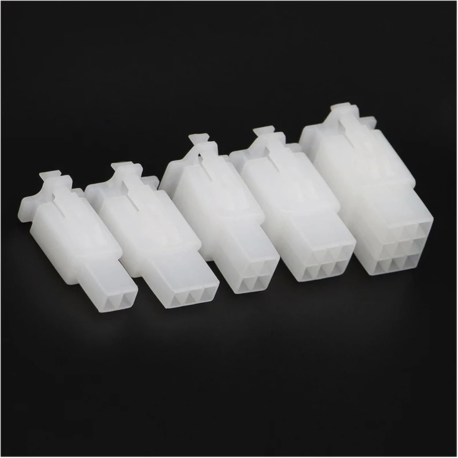 2.8mm 1P/2P/3P/4P/6P/9Pin Automotive Electrical Wire Connector Male Female Cable Terminal Plug Kits Motorcycle(6Pin Golden,40Sets)