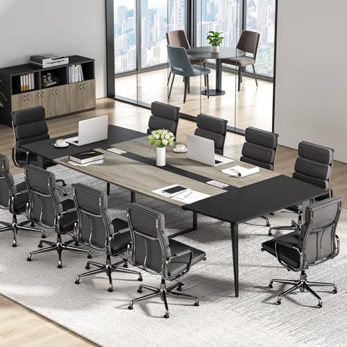 image for Tribesigns 8FT Conference Table, 94.48L x 47.21W x 29.52H Inches Boat 