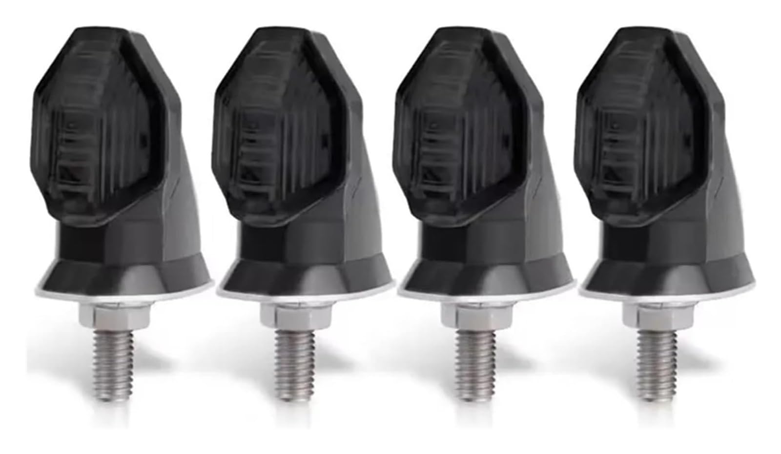 Indicatore di direzione Moto per Vario150 per RS150R Moto Indicatore di Direzione Lampada Freno 12V 8mm(4pcs Black)