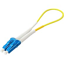 Fibershack - LC to LC Fiber Optic Loopback Cable - 1 Pack - OS2,Single Mode Fiber Loopback Testers, 9/125um, Duplex LC/UPC Connectors for Self-Testing SFP Modules or Network Device