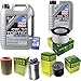 Produktbild QR-PARTS 69345050 Filter Set Inspektionspaket 6 Liter Motoröl Top Tec 4600 5W-30 MANN-FILTER Innenraumfilter Kraftstofffilter Luftfilter Ölfilter