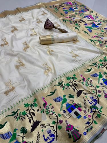 OWLSKY, SASSY & STYLO paithani silk saree in soft silk – image 7