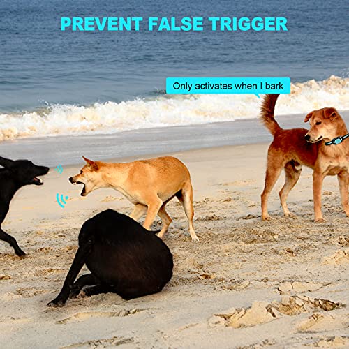 Dog Bark Collars, Rechargeable Shock Collar With Beep Vibration Waterproof Barking Collar With 5 Adjustable Sensitivity Levels For Small Medium Large Dogs #TOP3