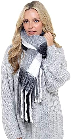 Ladies Brushed Soft Blanket Scarfs