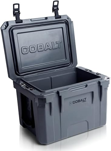 Miniatura 3 de Cobalt - Enfriador de hielo de 25 cuartos de galón moldeado por roto gran baúl para hielo hasta 3 días