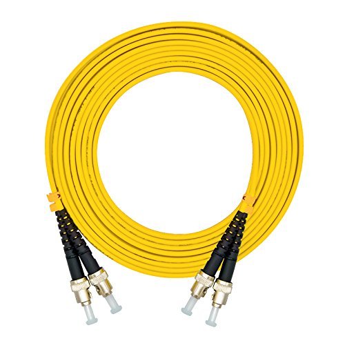 Câble fibre optique monomode ST vers ST duplex pour liaison longue de 100m