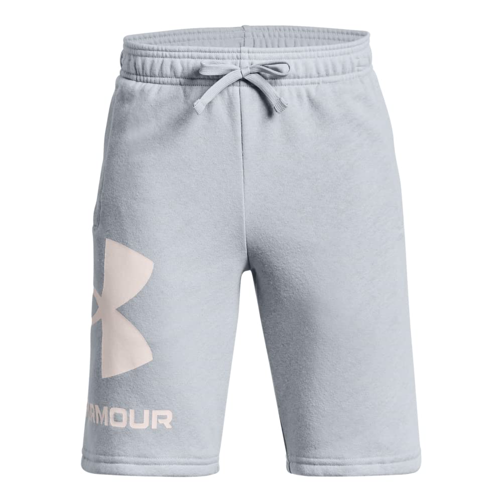 Under Armour Chłopięce spodenki z logo Rival Fleece