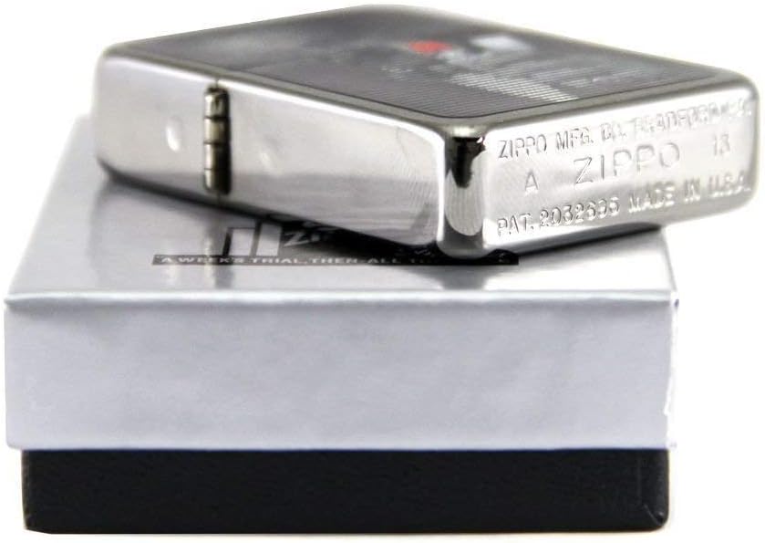Zippo George Blaisdell Flames Pocket Lighter
