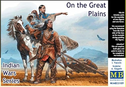 Master Box Plastic Model KIT Indian Wars Series ON The Great Plains 1/35 35189