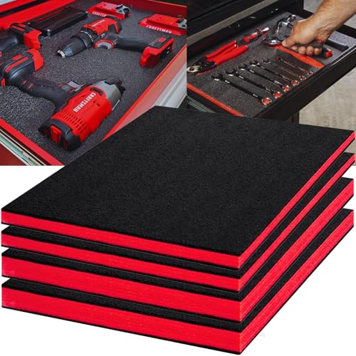 ONREVA Foam Inserts for Toolbox (4-Pack)