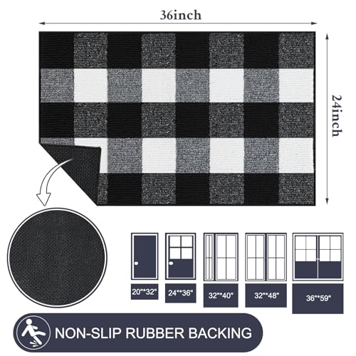 Tapete decorativo REFETONE negro y blanco 24x36 pulgadas miniatura 2