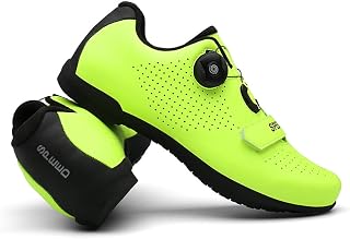 AASITZ Road Cycling Shoes Mens Professional Flat Competition SPD Cycling Shoes Outdoor Sports MTB Cycling Shoes Mountain Cycling Shoes-green||8