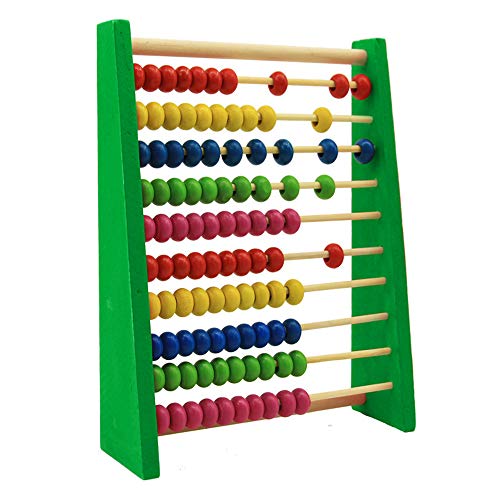 Jinjiang Kids 123 Learning Abacus Toy Math Manipulatives Numbers Counting Beads Educational Toys for Preschool Boys and Girls Toddlers Infant