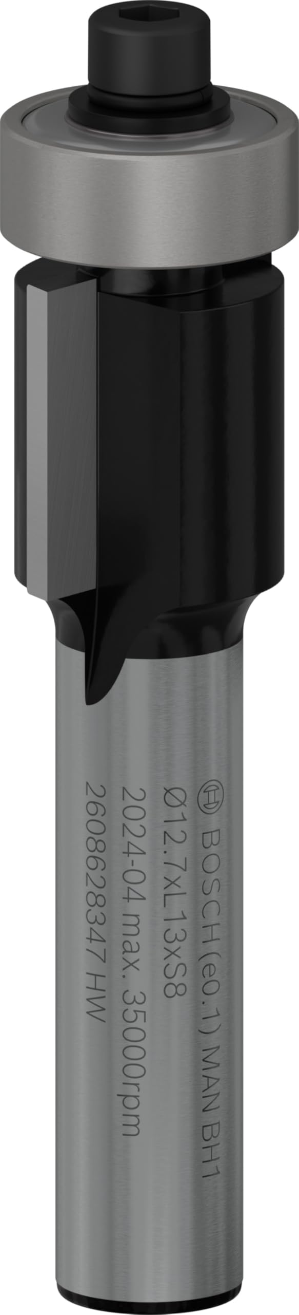 Bosch 2 608 628 aksesuarı 347 Buendigfraeser 8 mm, D1 12,7 mm, L 13 mm, G 56 mm