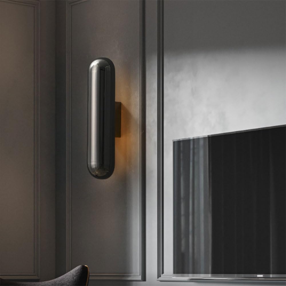 Applique da Parete per Interni 12W LED Lineari Oro Barra Luminosa da Parete Lunga Lampade da Parete Moderne in Metallo per Camera da Letto Soggiorno Ristorante