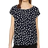 Gemustert ONLY Damen Onlvic Ss AOP Noos WVN Top, Mehrfarbig (Night Sky Aop: Irregular Dot), 40