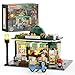 Lumibricks Newsstand Lighting Building Bricks Set - City Town Life Newsstand LED Light Construction Building Model Set 556 Pcs for Adults and Teen