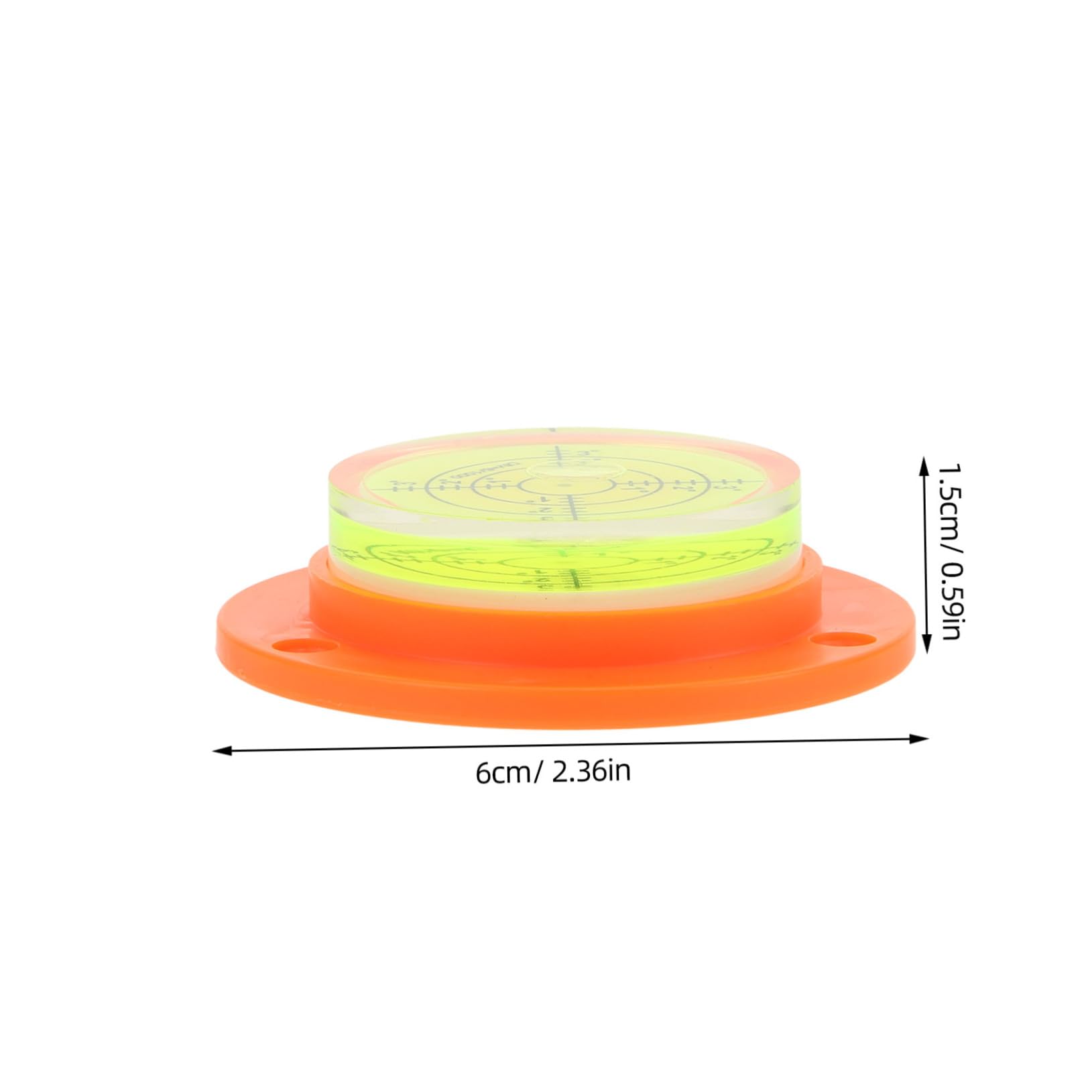 OSALADI Mini Bubble Level for Home Decor Pocket Level Tool 360 Degree Camper Leveler Bubble Inclinometer