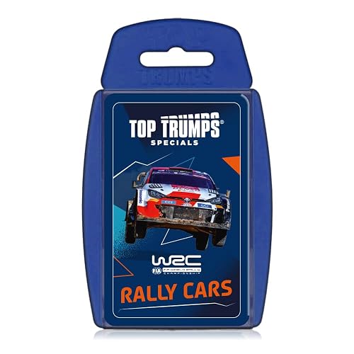 Top Trumps Rally Cars - Juego de Cartas WRC para Niños y Fans del Motor